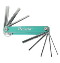 Set 8 chiavi esagonali varie misure Pro'sKit HW-221M