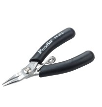 Pinza becchi tondi in acciaio 100 mm Pro'sKit 1PK-501D