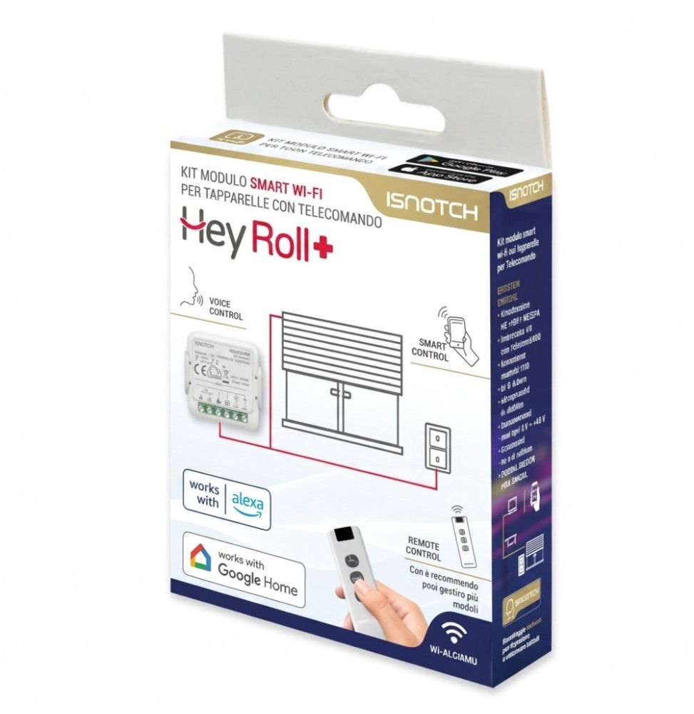 Modulo Wi-Fi per Tapparelle Smart  con telecomando HeyRoll+ ISNATCH 68681061