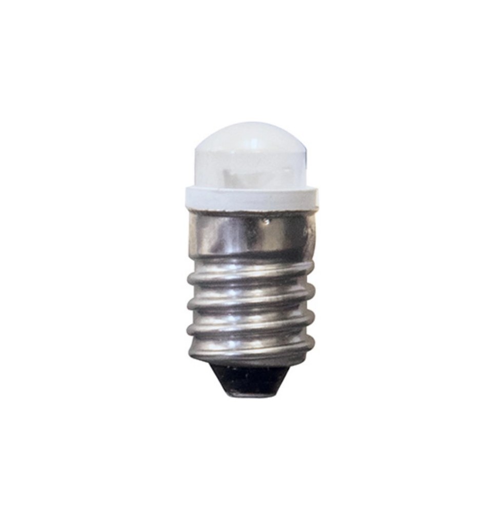 Lampada spia 230V a led bianca attacco E10 10x22 0230LDWE10