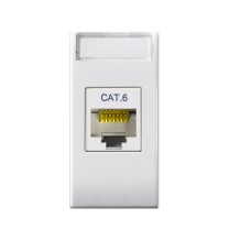 Presa di rete Categoria 6 attacco RJ45 Ave Domus 441027C6