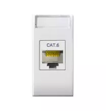Presa di rete Categoria 6 attacco RJ45 Ave Domus 441027C6