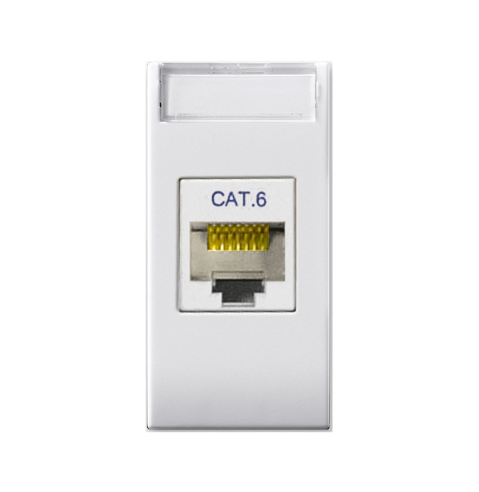 Presa di rete Categoria 6 attacco RJ45 Ave Domus 441027C6