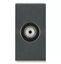 Presa TV coassiale attacco femmina Serie Noir Sistema 45 Ave 45396F