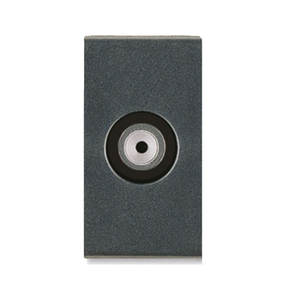 Presa TV coassiale attacco femmina Serie Noir Sistema 45 Ave 45396F