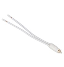 Lampada Spia fluorescente  colore ambra Master 220V cavo mm.100 6085