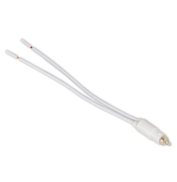 Lampada Spia fluorescente  colore ambra Master 220V cavo mm.100 6085