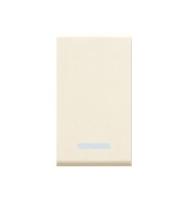 Pulsante Unipolare illuminabile 10A Bianco Blanc 45905G