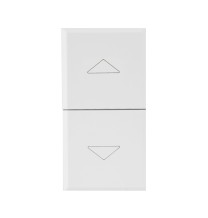 Doppio pulsante con frecce non interbloccato Ave Whitek 446056F