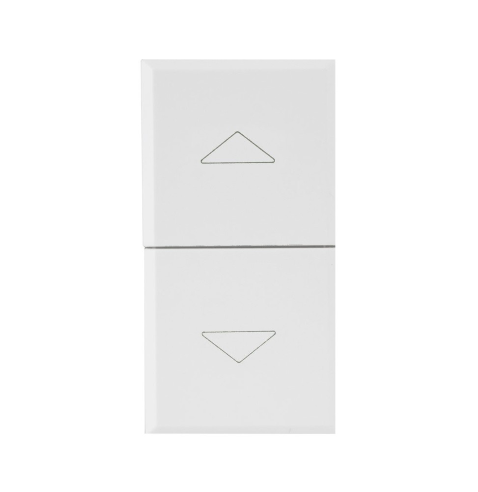 Doppio pulsante con frecce non interbloccato Ave Whitek 446056F