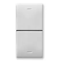 Doppio pulsante senza frecce non interbloccato Ave Domus 441056