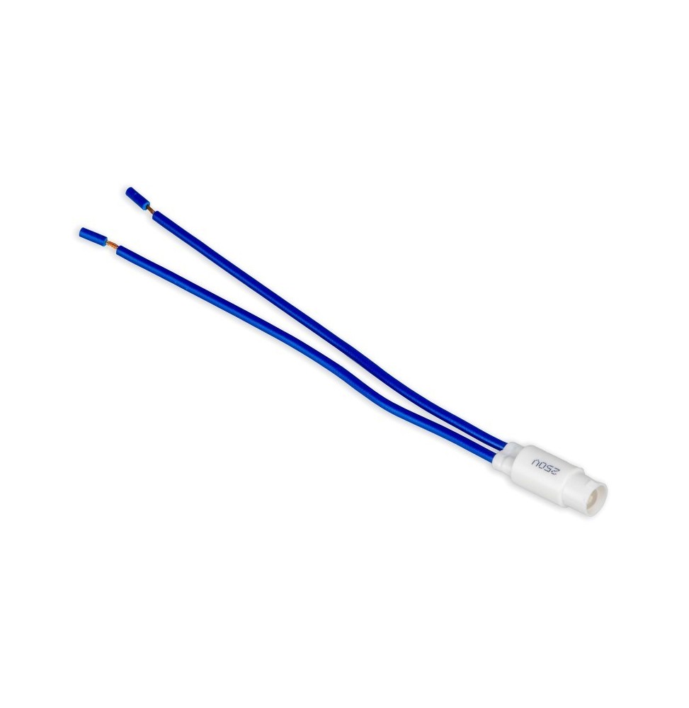Lampada Spia Blu a led Master 220V cavo mm.100 6085-L