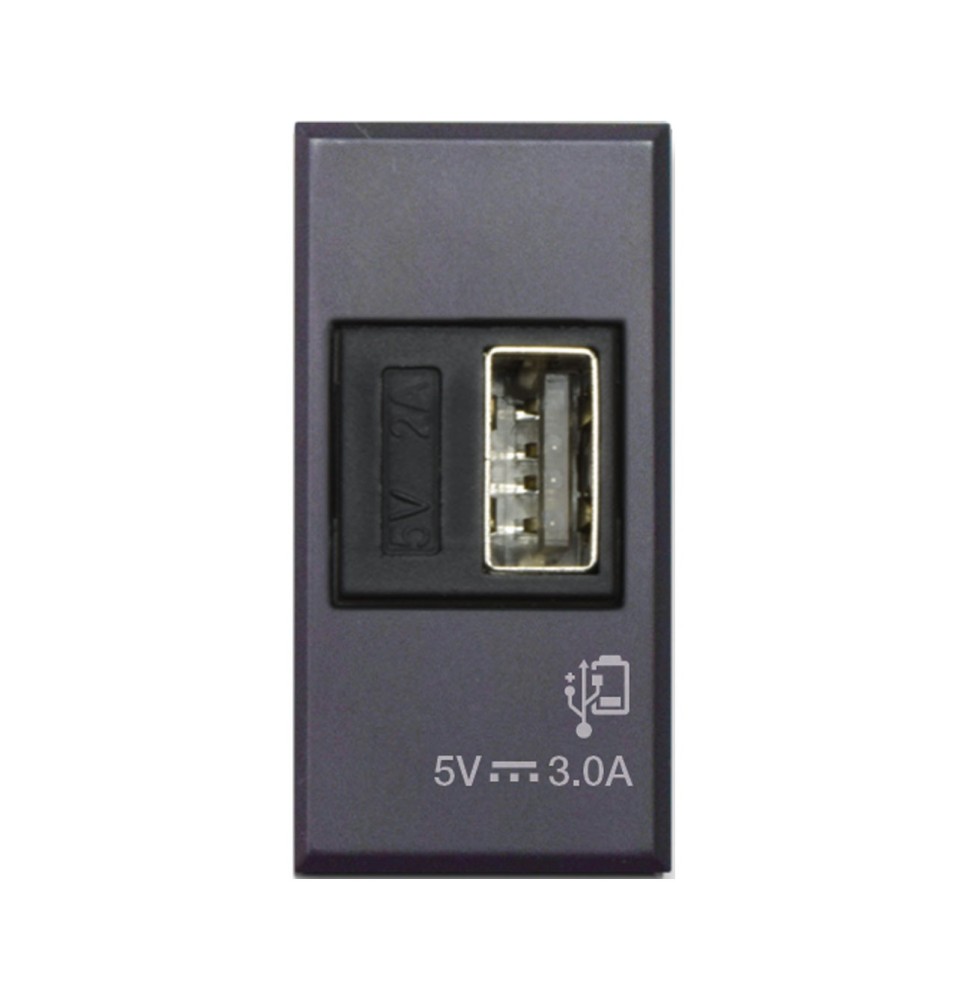 Caricatore Usb Tipo A Alimentazione 230V uscita 5V 3A Ave Tekla 445082USB3A