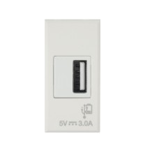 Caricatore Usb Tipo A Alimentazione 230V uscita 5V 3A Ave Whitek 446082USB3A