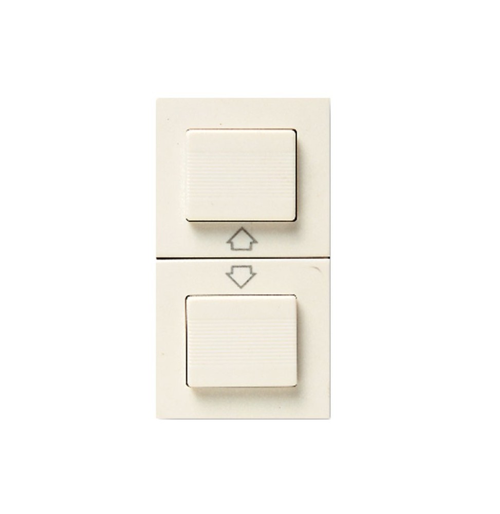 Doppio pulsante  con frecce direzionali Ave Blanc 45956