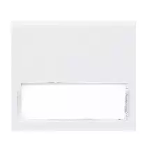 Pulsante Ave Banquise 45B88S con targhetta portanome