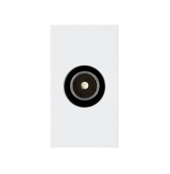 Presa TV coassiale attacco maschio Serie Banquise Sistema 45 Ave 45B96IM