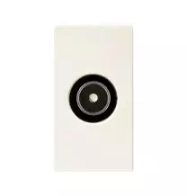 Presa TV coassiale attacco maschio Serie Blanc Sistema 45 Ave 45996IM