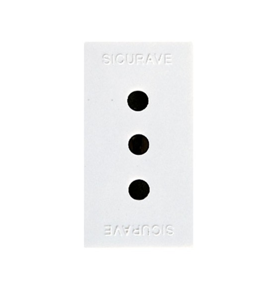 Presa Piccola 10A Standard Italiano Ave Banquise 45B06TS