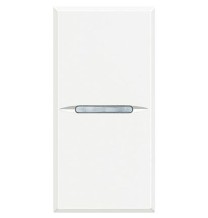 Deviatore Unipolare Assiale 10A Bticino Axolute Bianca HD4003N