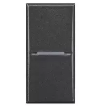 Pulsante Unipolare Assiale 10A Bticino Axolute Scura HS4005N