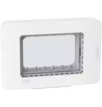 Placca Stagna Bticino MatixGo a 3 moduli IP55 Bianco 28603W