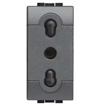 Presa Bipasso con alveoli protetti Bticino Living International L4180