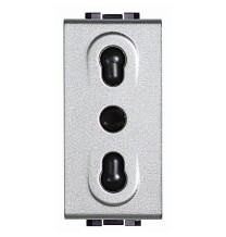 Presa Bipasso con alveoli protetti Bticino Light Tech NT4180