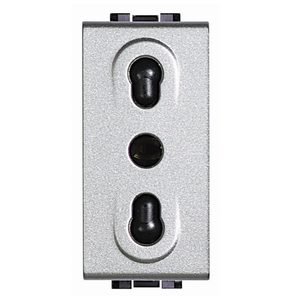 Presa Bipasso con alveoli protetti Bticino Light Tech NT4180