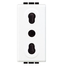 Presa Bipasso con alveoli protetti Bticino Light N4180
