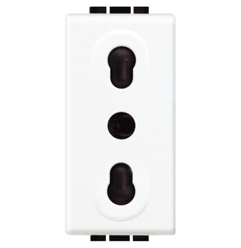 Presa Bipasso con alveoli protetti Bticino Light N4180