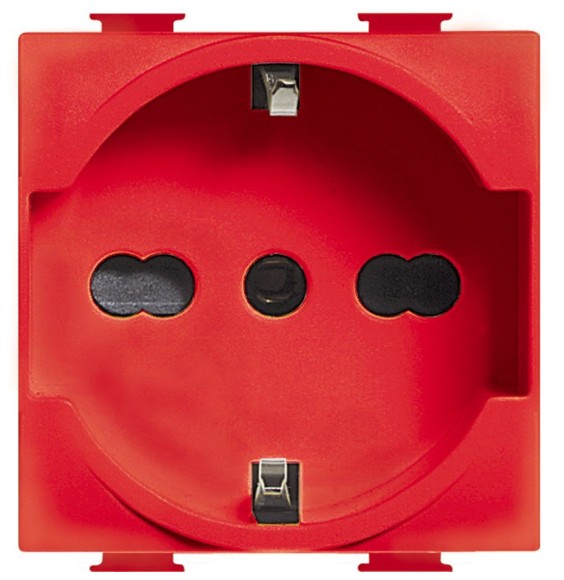 Presa Trivalente 16A Bticino Matix Rossa A544016R