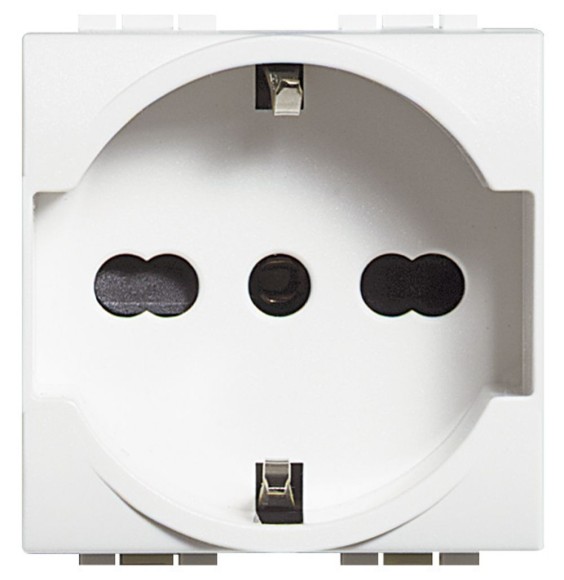 Presa Trivalente Bticino Light 2 Moduli N414016