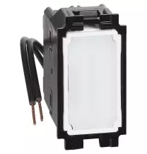 Invertitore unipolare illuminato con led Blu per Bticino living Now K4004LB