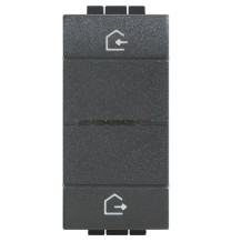 Comando Living Now scenario Entra&Esci ad incasso wireless Bticino LivingLight LN4570CWI