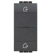 Comando Living Now scenario Entra&Esci ad incasso wireless Bticino LivingLight LN4570CWI