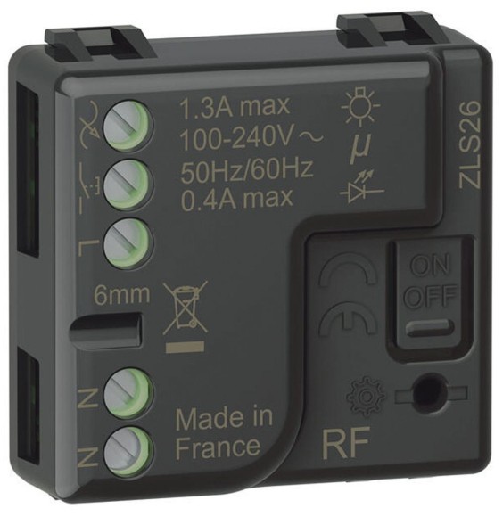 Rele' Luci connesso potenza massima di 300 W gestibile da Remoto Bticino 3584C