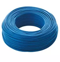 Cavo elettrico  unipolare antifiamma FS17 1X1,5mmq Blu Matassa 100 Mt