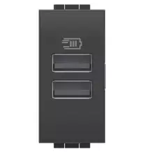 Caricatore USB Living International con due porte Tipo A L4191AA