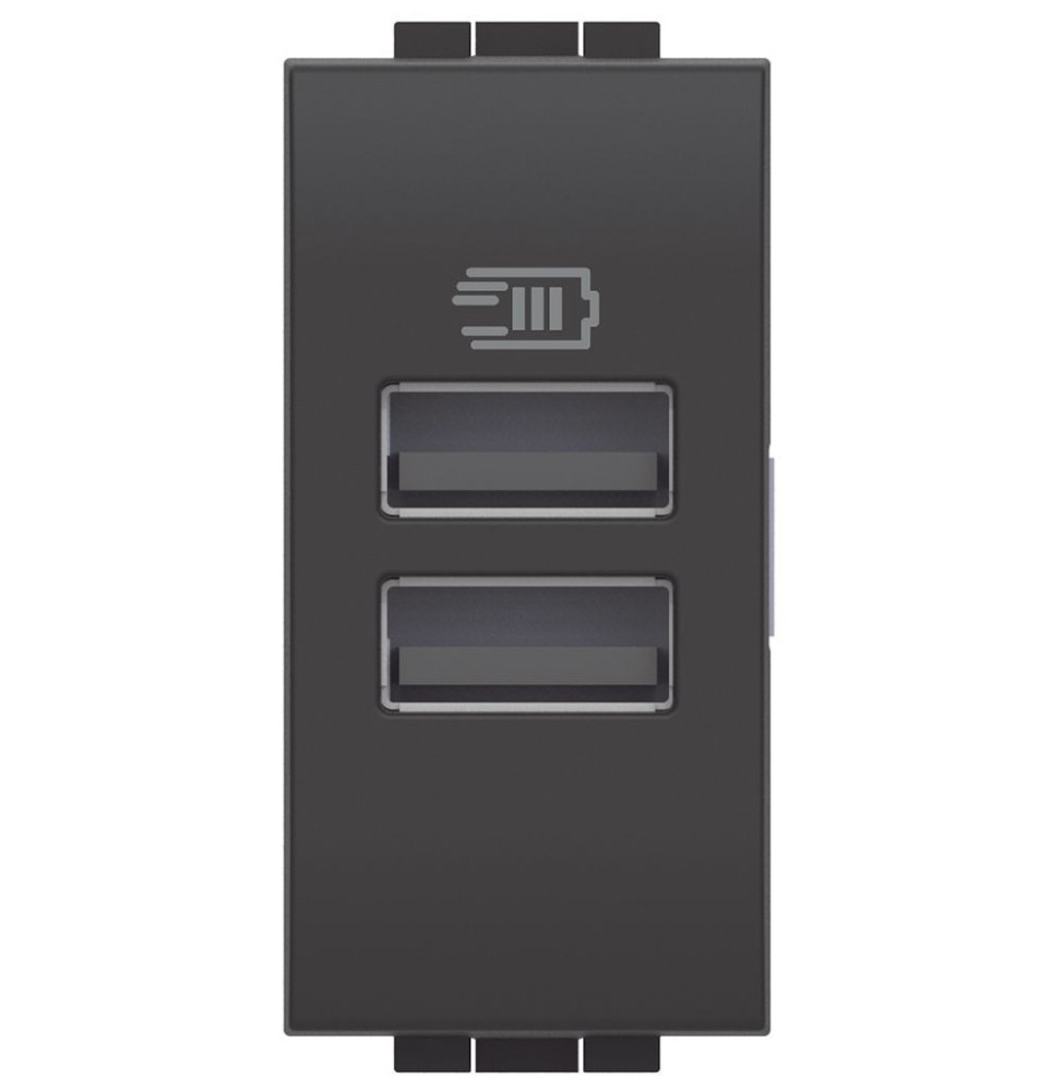 Caricatore USB Living International con due porte Tipo A L4191AA