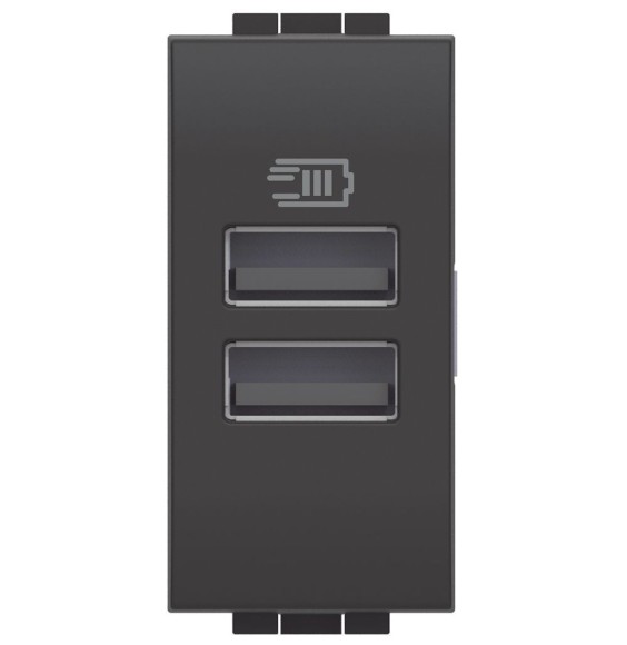Caricatore USB Living International con due porte Tipo A L4191AA