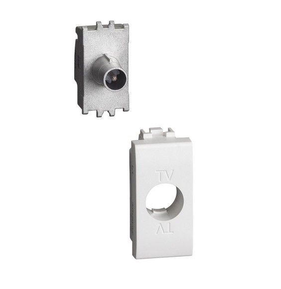 Presa TV coassiale passante -14 dB Bticino Light N4202P14N