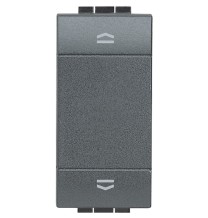 Doppio pulsante saliscendi interbloccato BTicino Living International L4037N