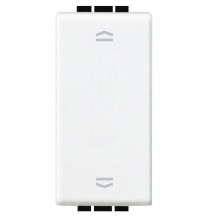 Doppio pulsante saliscendi interbloccato BTicino Light N4037N