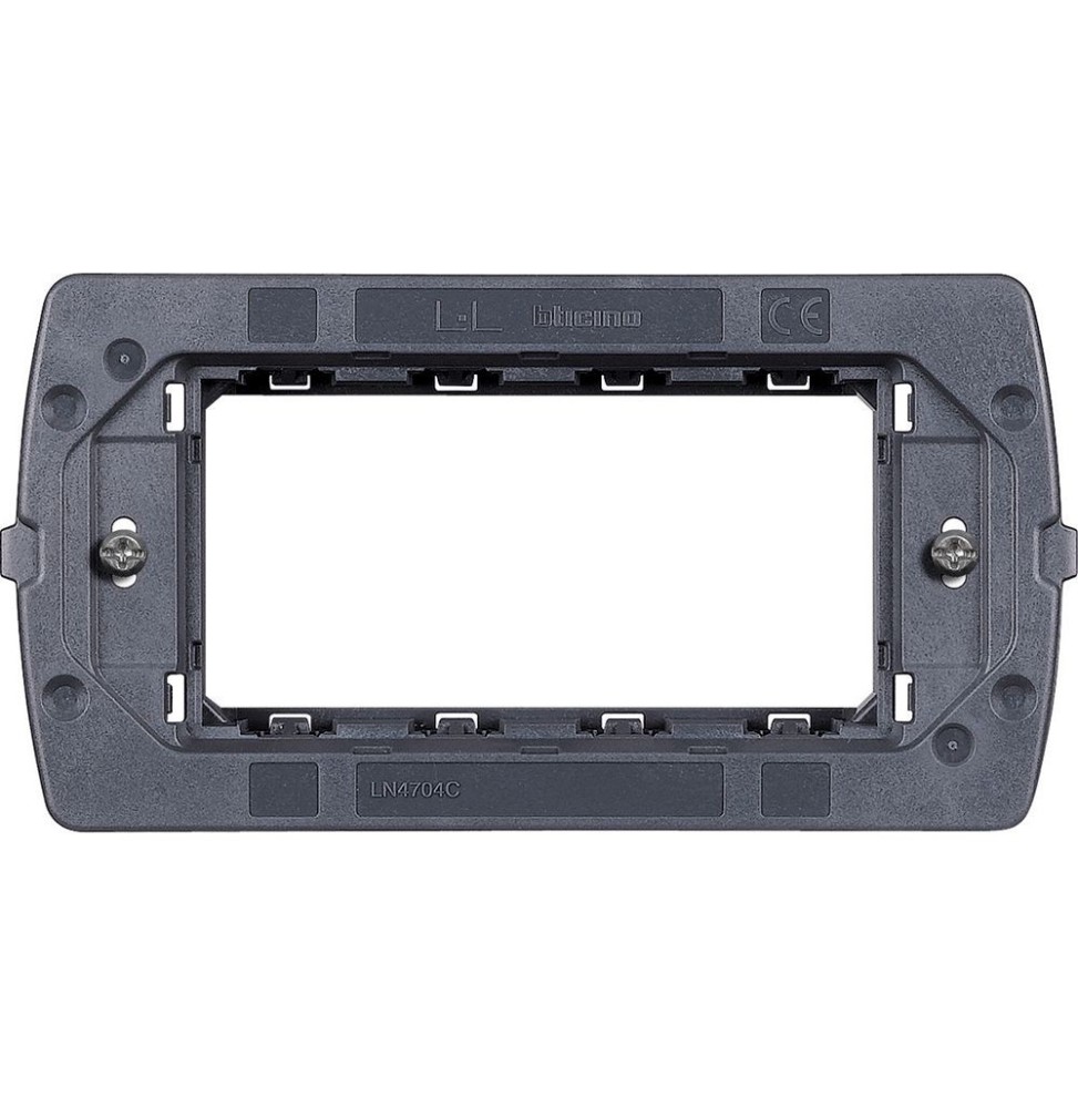 Supporto a Quattro Posti per serie Bticino Living Light Air LN4704C