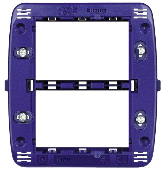 Supporto 6 moduli (3+3) Bticino Living International LN4726