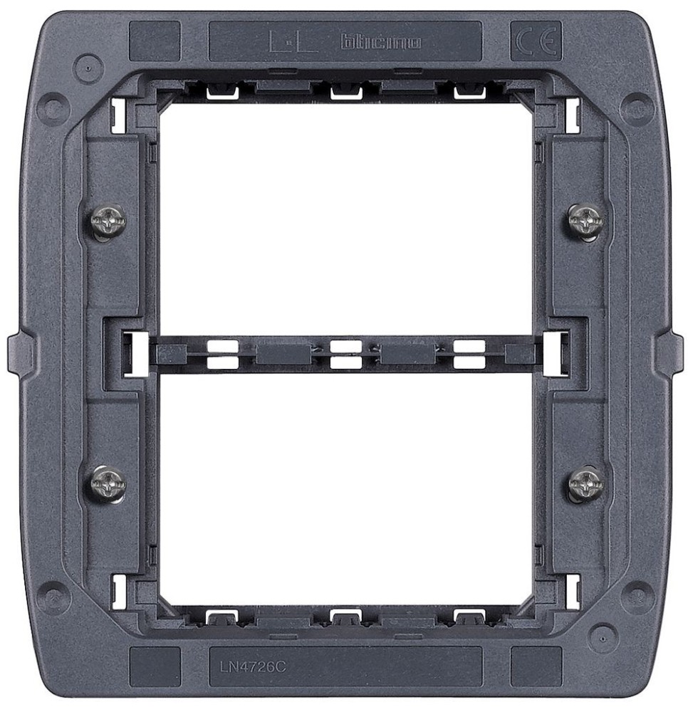 Supporto 6 moduli (3+3) Bticino Living Light Air LN4726C