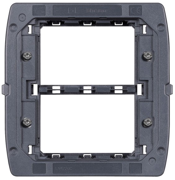Supporto 6 moduli (3+3) Bticino Living Light Air LN4726C