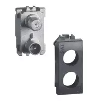 Presa TvSat Demiscelata per TV e Satellite Bticino Living L4214DN