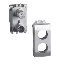 Presa TvSat Demiscelata per TV e Satellite Bticino Light Tech NT4214DN